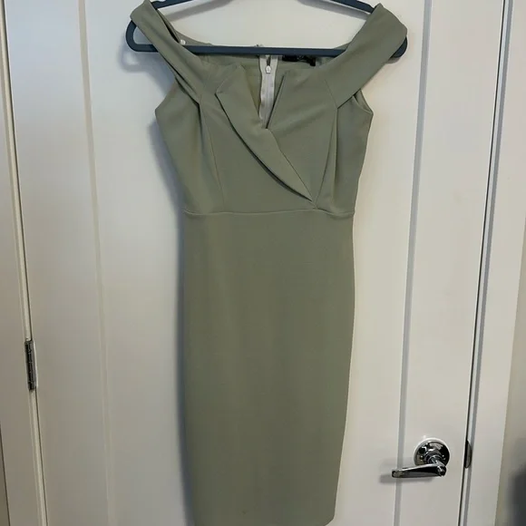 missguided sage green dress Fern Valley Maxi Dress